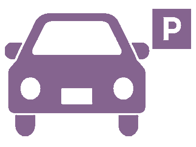 駐車場を表した車のイラスト