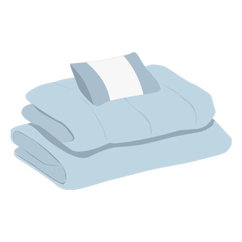 練馬区のみなと式典の吸水シーツを表したイラスト