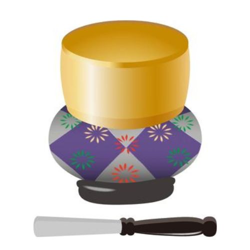 練馬区のみなと式典の仏具飾り小道具のイラスト